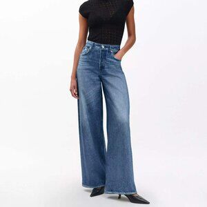 Rag & Bone Miramar Sofie Ankle-Length Pants, Grove Blue, Size 30